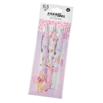 迪士尼商店SAKURA櫻花系列ENERGEL黑芯3入原子筆-4月底出貨 預購