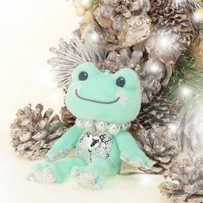 pickles the frog 青蛙USA JEWEL 亮片珍珠絨毛吊飾(VIP下標限定請勿自行下單)