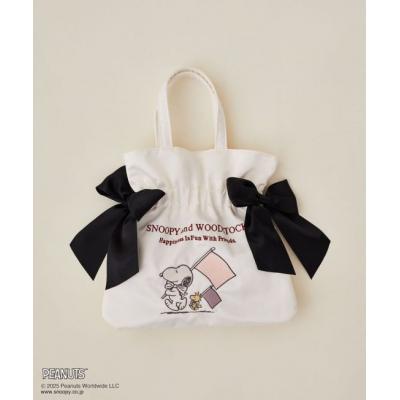 Maison de FLEUR x Snoopy 史努比系列雙蝶結手提包(VIP下標限定請勿自行下單)