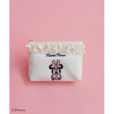 Maison de FLEUR x Disney 米妮刺繡拉鏈包(VIP下標限定請勿自行下單)