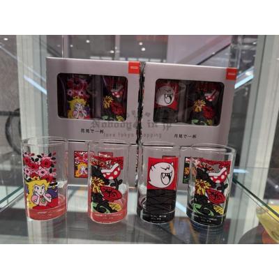 任天堂花札系列日本製2入玻璃杯組(VIP下標限定請勿自行下單)