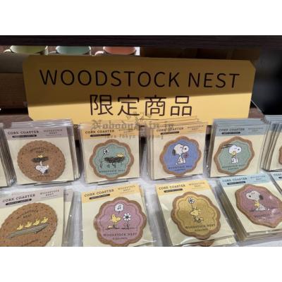 京都史努比茶屋Woodstock Nest系列軟木杯墊(VIP下標限定請勿自行下單)