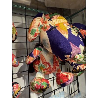 京都史努比茶屋限定和風花朵拼接絨毛娃娃(VIP下標限定請勿自行下單)