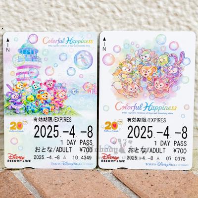 迪士尼樂園達菲20週年紀念遊園車票(VIP下標限定請勿自行下單)