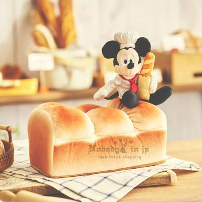 迪士尼商店MICKEY'S BAKERY系列吐司造型絨毛面紙盒套(VIP下標限定請勿自行下單)