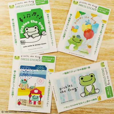 pickles the frog 青蛙卡片用貼紙 (VIP下標限定請勿自行下單)
