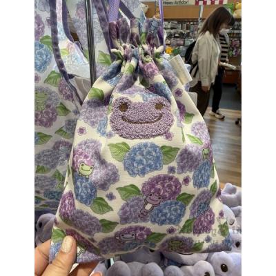 pickles the frog 青蛙紫陽花系列束口袋(VIP下標限定請勿自行下單)