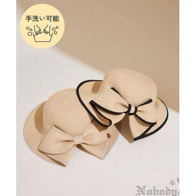 Maison de FLEUR可手洗蝴蝶結開衩草帽(VIP下標限定請勿自行下單)