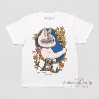 樋口裕子字母猫短袖上衣  S/M/L/XL號 (VIP下標限定請勿自行下單)