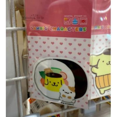 Sanrio布丁狗限定店耐水耐光迷你貼紙(VIP下標限定請勿自行下單)