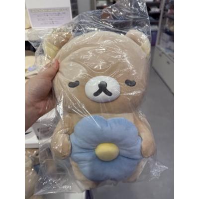 San-X懶熊BASICRILAKKUMA Flower麻糬抱枕(VIP下標限定請勿自行下單)