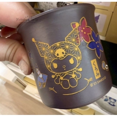 Sanrio日本製萬古燒和風花卉陶瓷杯(VIP下標限定請勿自行下單)