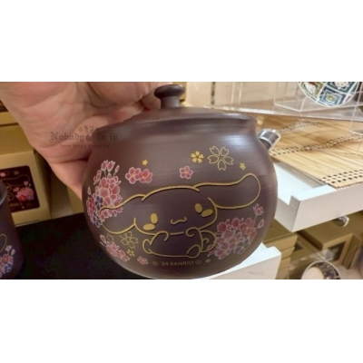 Sanrio日本製萬古燒和風花卉陶瓷茶壺(VIP下標限定請勿自行下單)