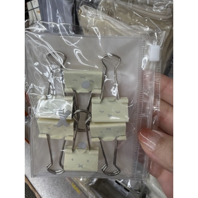 Miffy米菲兔經典大頭附夾鏈袋6入蝴蝶夾組 特價(VIP下標限定請勿自行下單)