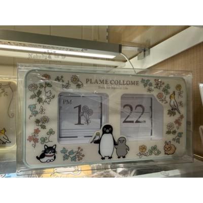 Suica 企鵝限量500個拍拍翻頁鐘(VIP下標限定請勿自行下單)