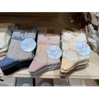 Tabio靴下屋日本製牡丹花朵透膚襪