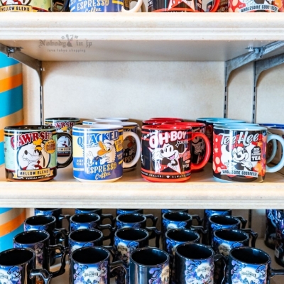 迪士尼樂園復古風格人物介紹海報陶瓷杯(VIP下標限定請勿自行下單)