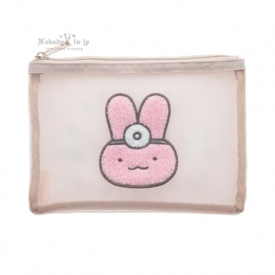 橫溝由里白老虎與草蝦刺繡網布拼接PVC拉錬袋(VIP下標限定請勿自行下單)