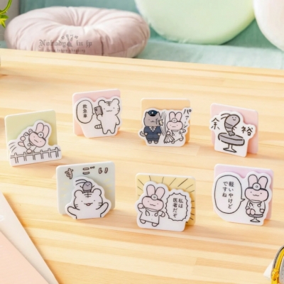 橫溝由里白老虎與草蝦壓克力立式memo夾盲袋(VIP下標限定請勿自行下單)