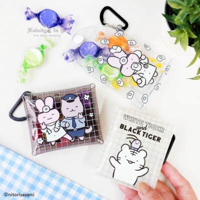 橫溝由里白老虎與草蝦透明SS號PVC掛包(VIP下標限定請勿自行下單)