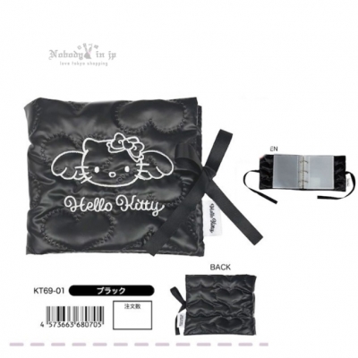 Sanrio kitty黑銀天使系列寫真收納本 原價599特價399-再販預約品2月出貨(VIP下標限定請勿自行下單)