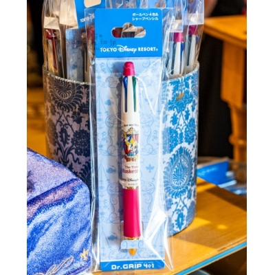 迪士尼樂園米奇三劍客系列黑紅藍綠原子筆+自動鉛筆(VIP下標限定請勿自行下單)