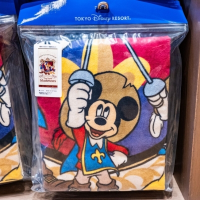 迪士尼樂園米奇三劍客系列35x34cm方巾(VIP下標限定請勿自行下單)