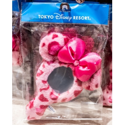 迪士尼樂園米妮豹紋系列手拿鏡吊飾(VIP下標限定請勿自行下單)