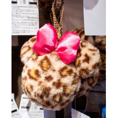 迪士尼樂園米妮豹紋系列毛球吊飾(VIP下標限定請勿自行下單)