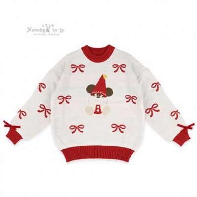 迪士尼樂園2025聖誕米奇小妖精系列長袖毛衣-12月中出貨 預購