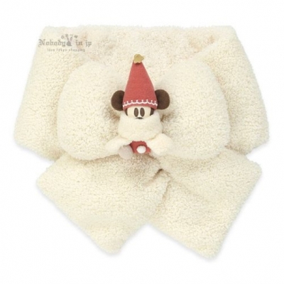 迪士尼樂園2025聖誕米奇小妖精系列保暖圍巾-12月中出貨 預購