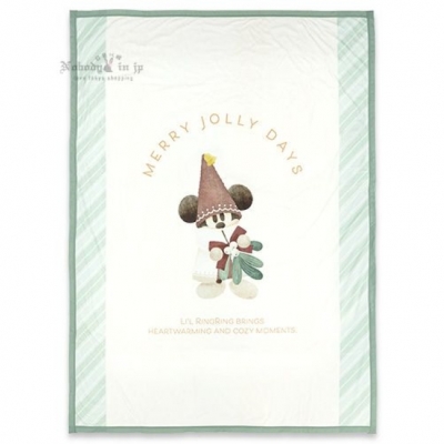 迪士尼樂園2025聖誕米奇小妖精系列毛毯-12月中出貨 預購