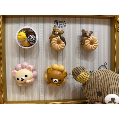 San-X懶熊mister Donut聯名造型磁鐵 特價現貨