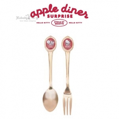 Etoile et Griotte x Sanrio Kitty聯名蘋果餐廳餐具組(VIP下標限定請勿自行下單)