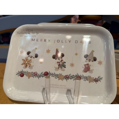 迪士尼樂園2025聖誕米奇小妖精系列樹脂托盤-12月中出貨 預購