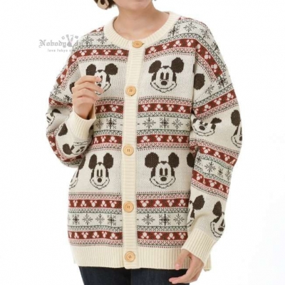 迪士尼商店2025聖誕節長袖針織開襟衫(VIP下標限定請勿自行下單)