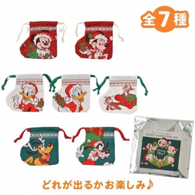 迪士尼商店2025聖誕節禮物襪束口袋盲袋(VIP下標限定請勿自行下單)