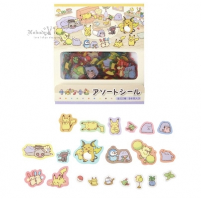 寶可夢x橫溝由里聯名84枚多款貼紙組(VIP下標限定請勿自行下單)