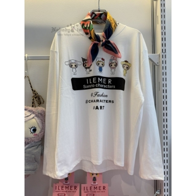 ILEMER x Sanrio聯名數量限定長袖上衣(VIP下標限定請勿自行下單)