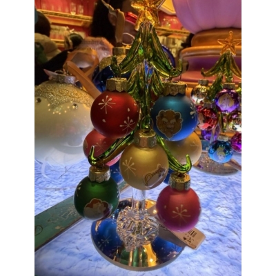 迪士尼樂園聖誕節限定桌上型玻璃聖誕樹(VIP下標限定請勿自行下單)