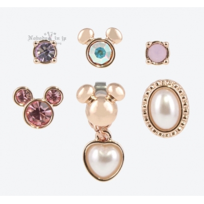 迪士尼樂園多元素搭配6入耳針耳環組(VIP下標限定請勿自行下單)
