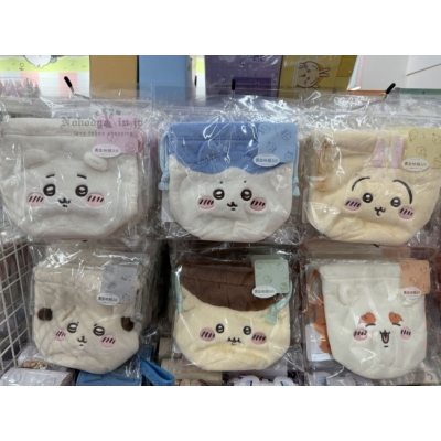 吉伊卡哇臉型絨毛束口袋(VIP下標限定請勿自行下單)