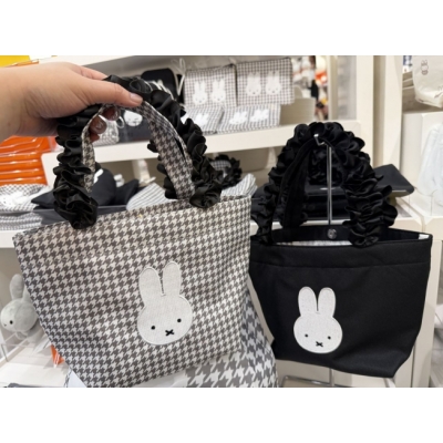 Miffy米菲兔千鳥格紋系列手提包 特價(VIP下標限定請勿自行下單)