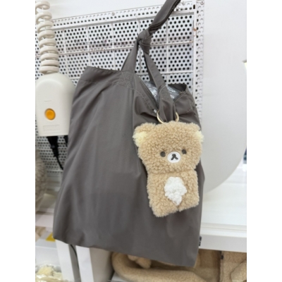 San-X懶熊米粒毛系列附掛包購物袋組(VIP下標限定請勿自行下單)