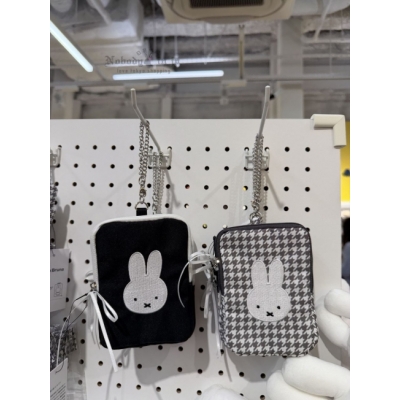 Miffy米菲兔千鳥格紋系列票卡零錢掛包 特價(VIP下標限定請勿自行下單)