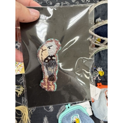 鯨頭鸛展Lussoso_IWYOU刺繍別針(VIP下標限定請勿自行下單)