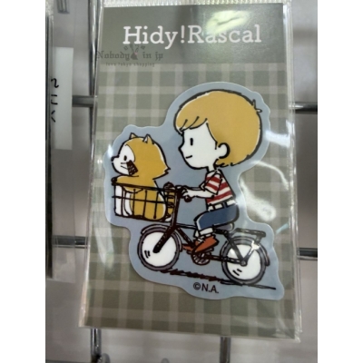 小浣熊Hidy!Rascal系列造型貼紙(VIP下標限定請勿自行下單)