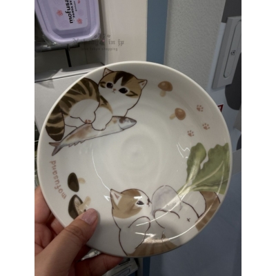 mofusand貓福珊迪日本製野菜系列陶瓷深盤(VIP下標限定請勿自行下單)