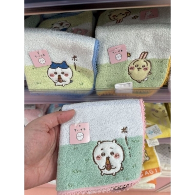 吉伊卡哇圓弧滾邊25x25cm方巾(VIP下標限定請勿自行下單)