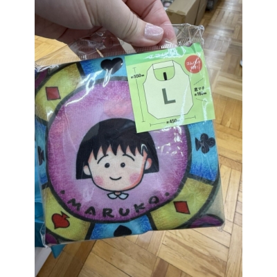 櫻桃小丸子背心式折疊購物袋 特價(VIP下標限定請勿自行下單)